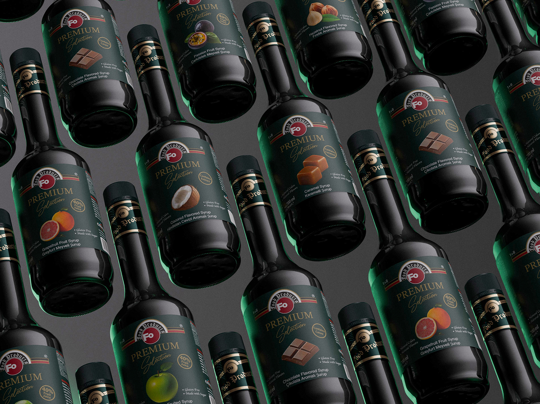 Studios701 | Fo Food Products Premium Şurup 3D Lansman